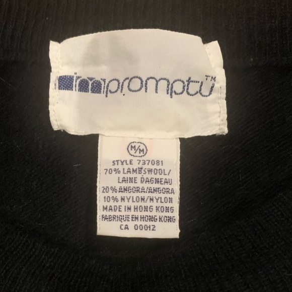 Vintage 80’s Wool/Angora Beaded and Sequin “Fireworks” Sweater by Impromptu - Picture 7 of 11